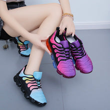 Colorful  Single Shoes Stand Alone Large Size Casual Shoes Wholesale Lace-up Running Shoes