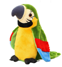 Electric Talking Parrot Plush Toy Cute Speaking Record Repeats