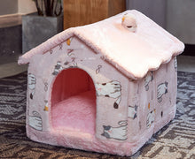 Removable And Washable Small Dog Teddy Cat Litter Closed Dog House