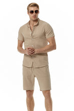 Men's Fashion Cotton And Linen Suit