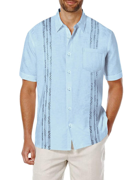 Men's Vacation Seaside Cuban Casual Shirt