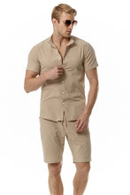 Men's Fashion Cotton And Linen Suit