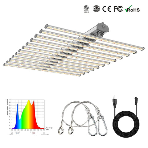 LUXINT 720W Full-Spectrum LED Grow Light (40x40in)