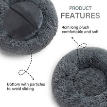 Donut Mand Dog Accessories For Large Dogs Cat's House Plush Pet Bed For Dog XXL Round Mat For Small Medium Animal Calming 40cm-120cm