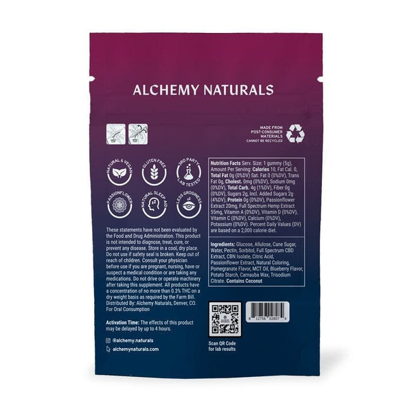 CBD Gummies For Sleep - Full Spectrum CBD + CBN