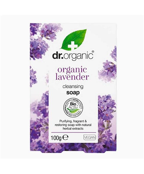 Dr Organic Organic Lavender Cleansing Soap 100g