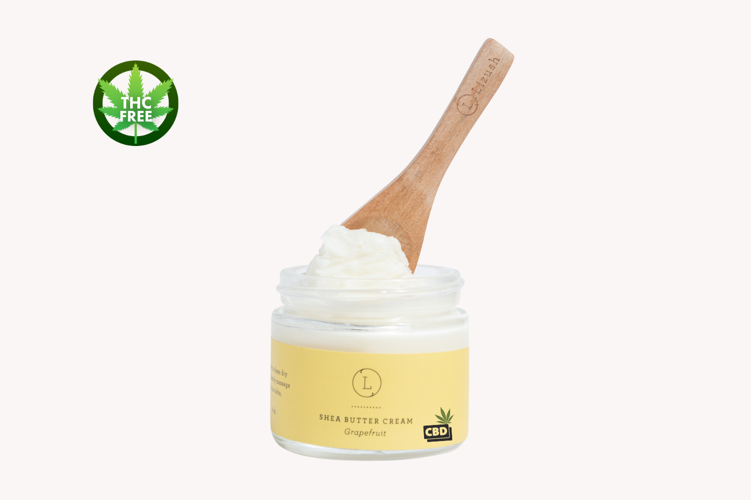 CBD Grapefruit Shea Butter Body Cream (THC-Free)