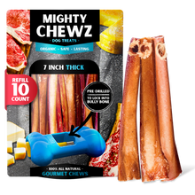 7" Thick Bully Sticks - Refill Pack