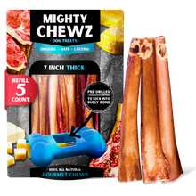 7" Thick Bully Sticks - Refill Pack