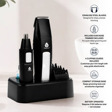 Men's 10-Piece Grooming Kit – Hair, Beard, Nose & Ear Trimmer