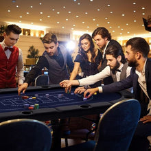 72-Inch Foldable Poker Table for 8 Players