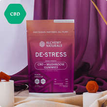 6-Pack: Alchemy Naturals CBD Gummies For Stress - Full Spectrum + Mushroom