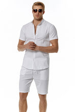 Men's Fashion Cotton And Linen Suit