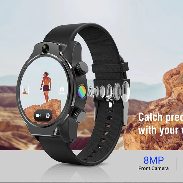S08 Smartwatch IP68 Swimming Heart Rate Detection Dual Camera