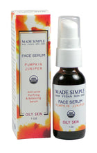Pumpkin Juniper Face Serum for Oily Skin - Certified Organic, Vegan & Cruelty-free