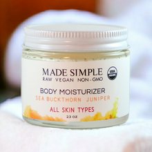 Sea Buckthorn Juniper Moisturizer - Certified Organic, Vegan & Cruelty-free