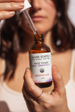 Rose Grapefruit Face Toner for Sensitive Skin - Certified Organic, Vegan & Cruelty-free