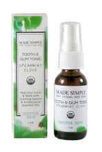 Spearmint Clove Tooth & Gum Tonic - Certified Organic, Vegan & Cruelty-free