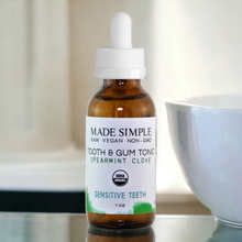 Spearmint Clove Tooth & Gum Tonic - Certified Organic, Vegan & Cruelty-free