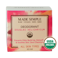 Douglas Fir Helichrysum Deodorant - Certified Organic, Vegan & Cruelty-free