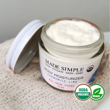 Chamomile Lime Moisturizer - Certified Organic, Vegan & Cruelty-free
