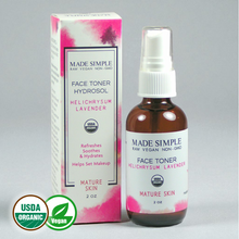 Helichrysum Lavender Face Toner for Mature Skin - Certified Organic, Vegan & Cruelty-free