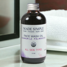 Chamomile Palmarosa Face Wash - Certified Organic, Vegan & Cruelty-free