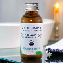 Spearmint Clove Tooth & Gum Tonic - Certified Organic, Vegan & Cruelty-free