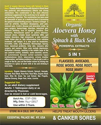Aloe Vera Honey w/Flax Seed & Black Seed
